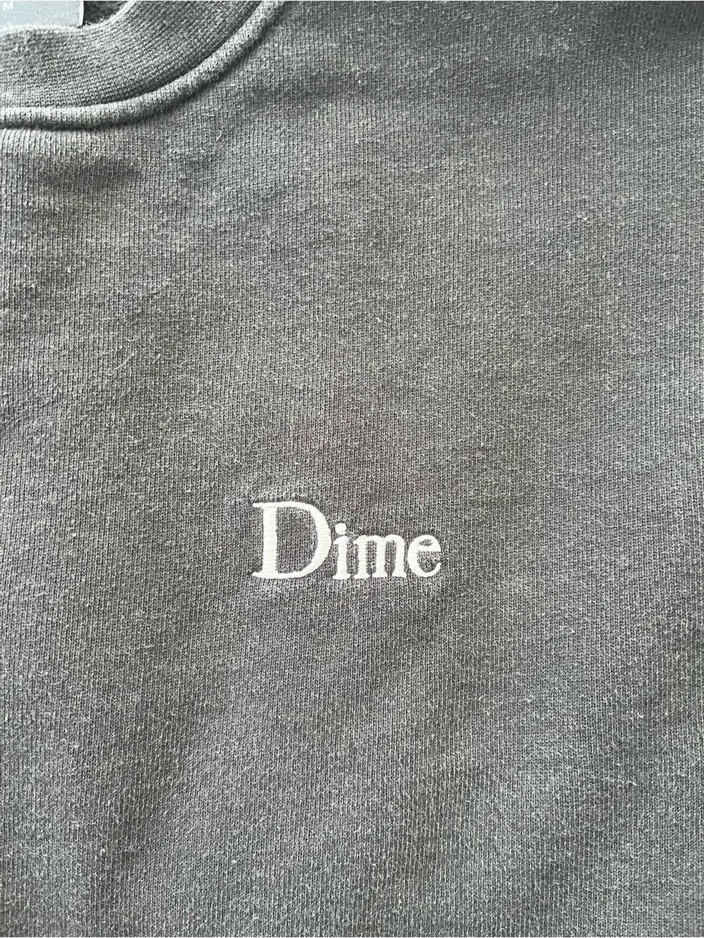Dime Classic Small Logo Crewneck in Black - Picture 6 of 8